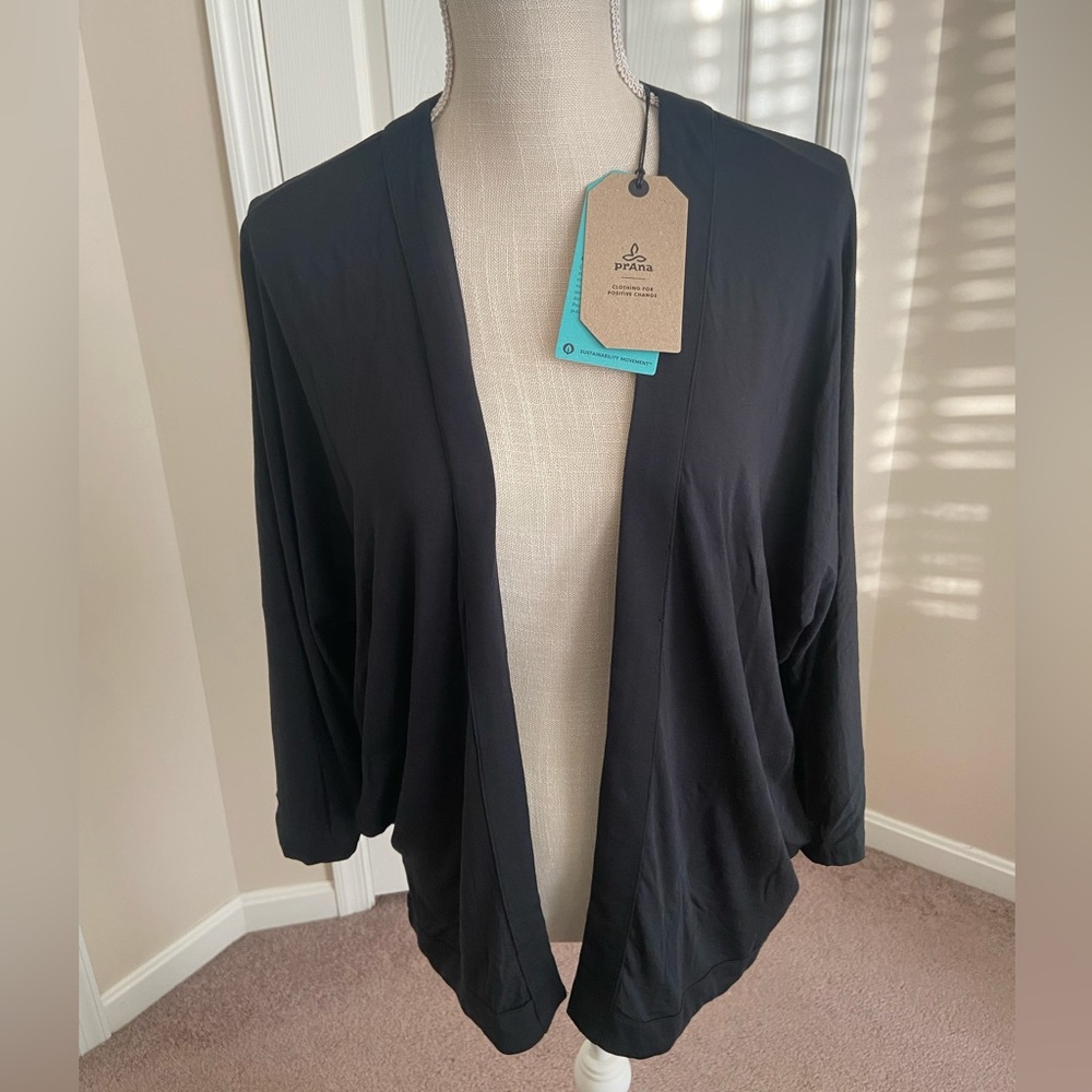 PrAna Foundation Seabrook Wrap Cardigan Sz. S